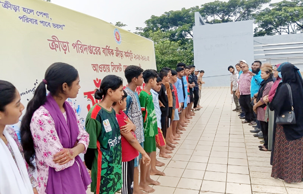 সিলেটে মাসব্যাপী অনূর্ধ্ব-১৫ সাঁতার প্রশিক্ষণের উদ্বোধন