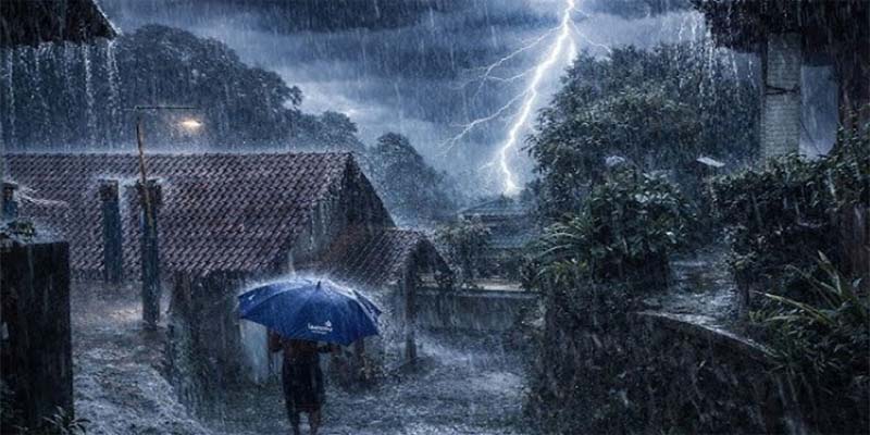 দেশের নয় জেলায় রাত ১২টার মধ্যে বজ্রবৃষ্টির আভাস