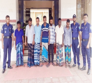 রাজনগরে ৭ জুয়াড়ি গ্রেপ্তার