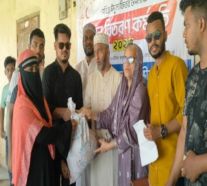 স্পন্দন মৌলভীবাজারের উদ্যোগে খাদ্য সামগ্রী ও নগদ অর্থ বিতরণ
