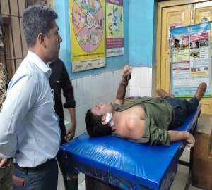 মাধবপুরে হামলায় আহত প্রাথমিক শিক্ষা কর্মকর্তা