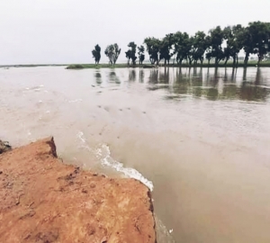 সুনামগঞ্জে অতিবৃষ্টি-পাহাড়ি ঢলে পানি বাড়ছে নদী ও হাওরে