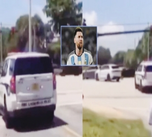 ভয়ংকর দুর্ঘটনা থেকে বাঁচলেন মেসি