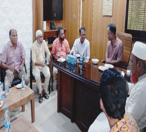 জামালগঞ্জ প্রেসক্লাবের সাথে নবাগত ওসির মতবিনিময় 
