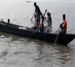 শান্তিগঞ্জে নৌকা থেকে পড়ে জেলের মৃত্যু