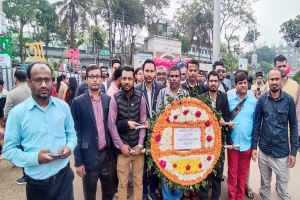 মাতৃভাষা দিবসে জাতীয় গণমাধ্যম কমিশন সিলেটের শ্রদ্ধার্ঘ ও আলোচনা সভা