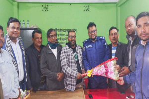 প্রেসক্লাব সাংবাদিকদের সঙ্গে নবাগত ওসির মতবিনিময় সভা