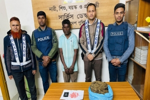 শ্রীমঙ্গলে গাঁজা ও ইয়াবাসহ আটক ১