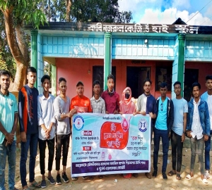 মৌলভীবাজারে বিনামূল্যে রক্তের গ্রুপ নির্ণয় ক্যাম্পেইন অনুষ্ঠিত