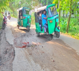 রুদ্রগ্রাম-নবীগঞ্জ সংস্কারেও বেহাল ৮ কিমি সড়ক