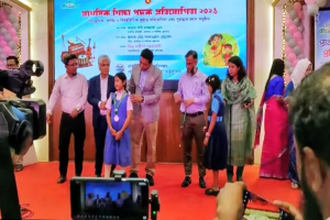 জাতীয় পর্যায়ে গল্প বলা প্রতিযোগিতায় প্রথম বাহুবল এর অপরাজিতা আচার্য্য