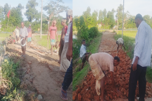 কুলাউড়ায় বন্যা বিধ্বস্ত রাস্তা মেরামতের পর চলাচলের সুব্যবস্থা, স্থানীয়দের মুখে হাসি 