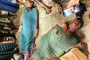 আজমিরীগঞ্জে ধান কাটার সময় বজ্রপাতে দুই শ্রমিকের মৃত্যু