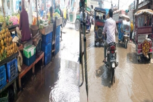 বৃষ্টি হলেই জলাবদ্ধতা নেই ড্রেনেজ ব্যবস্থা