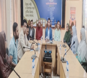 ছাতকে দুর্নীতি বিরোধী মানববন্ধন ও আলোচনা সভা