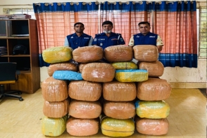 মাধবপুরে ১০৮ কেজি গাঁজা উদ্ধার