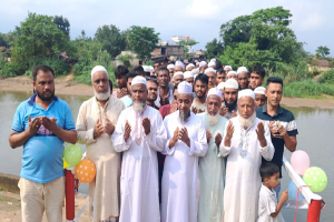 ছাতক-কোম্পানীগঞ্জ সীমান্তে স্বপ্নের অগ্রযাত্রা সেতুর উদ্বোধন