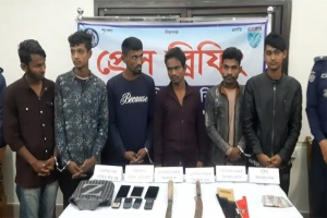 মাধবপুরে চা বাগানে ডাকাতির ঘটনায় ৬ জন গ্রেপ্তার