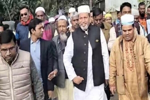 বিধি লঙ্ঘন করে নৌকার প্রচারে এমপি জাহির