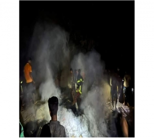 সুনামগঞ্জে ৯ বসতঘর পুড়ে ছাই